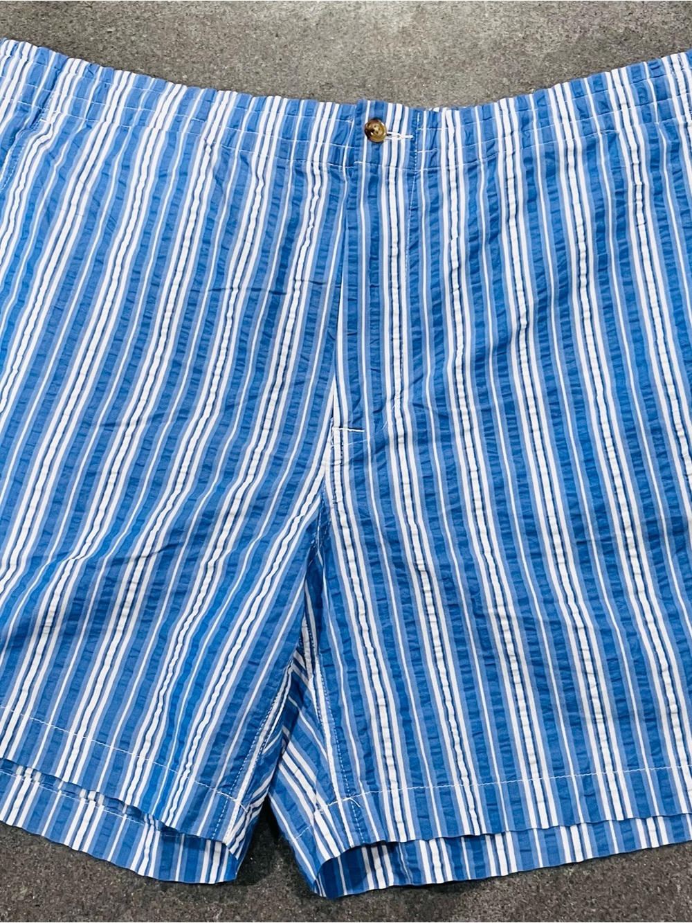 Polo by Ralph Lauren Blue and White Striped Men’s Shorts